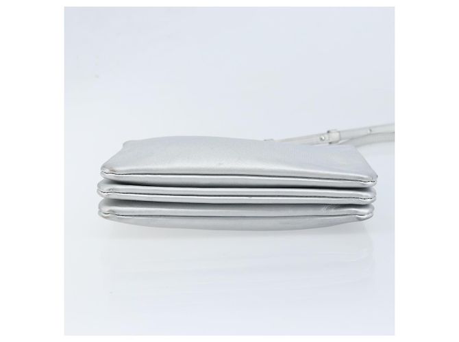 Céline Borsa a Spalla in Pelle Argento Auth BA11569 - vista 9