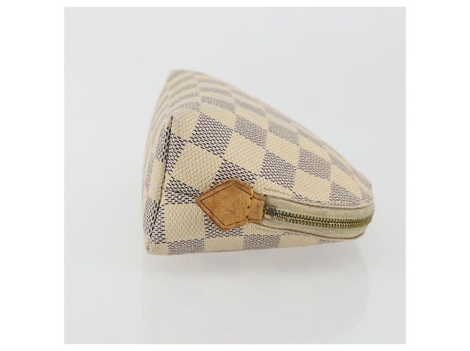 LOUIS VUITTON Kosmetiktäschchen PM Damier Azur N60024 LV Auth ARZ890 - Ansicht 3