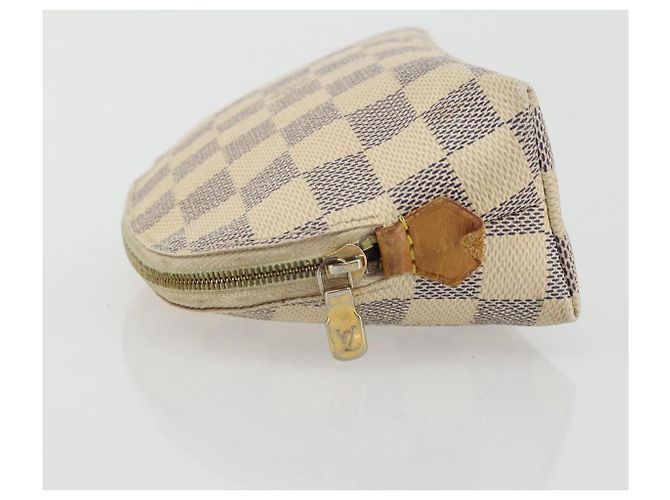 LOUIS VUITTON Kosmetiktäschchen PM Damier Azur N60024 LV Auth ARZ890 - Ansicht 4