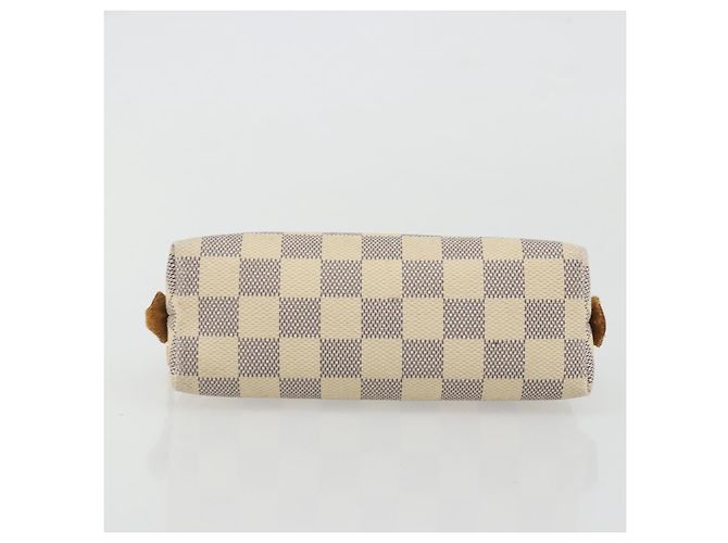 LOUIS VUITTON Kosmetiktäschchen PM Damier Azur N60024 LV Auth ARZ890 - Ansicht 6