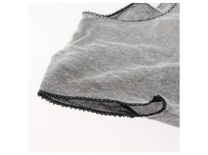 CHANEL COCO Marca Cortada Y Cosecha Algodón Negro Blanco P23429V13551 CC Auth BAZ828M - vista 6