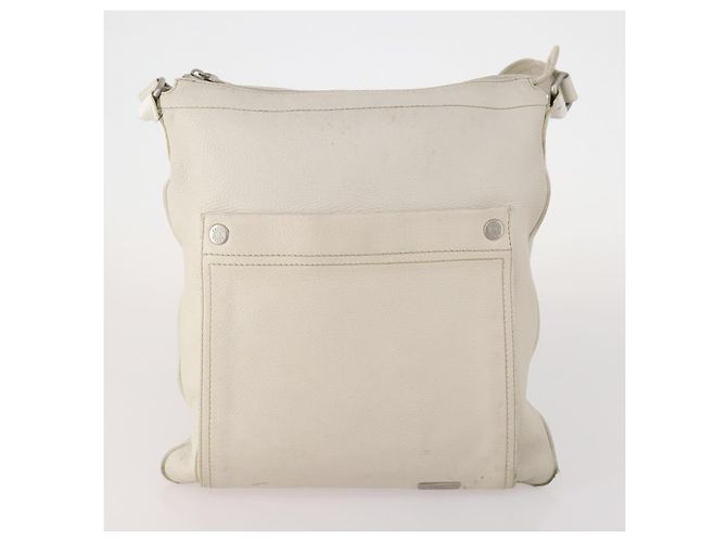 Borsa a Spalla BALLY Cartier in Pelle 2 Set Bordeaux Bianco Auth bs34145 Bordò - vista 2