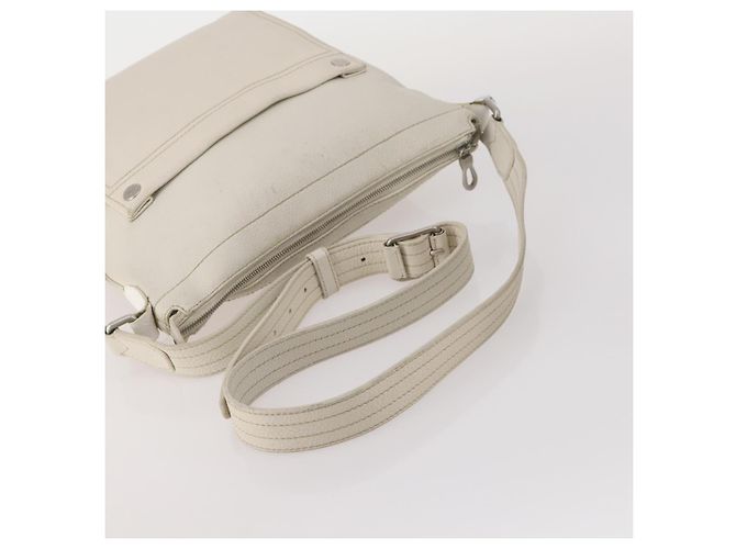 Borsa a Spalla BALLY Cartier in Pelle 2 Set Bordeaux Bianco Auth bs34145 Bordò - vista 5
