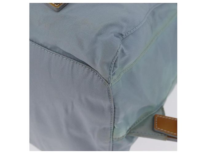 PRADA Backpack Nylon Light Blue Silver Auth 172516 Silvery - view 19