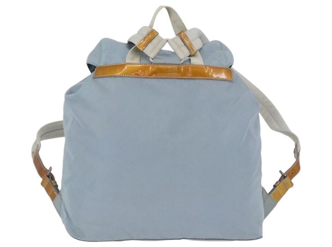 PRADA Backpack Nylon Light Blue Silver Auth 172516 Silvery - view 2