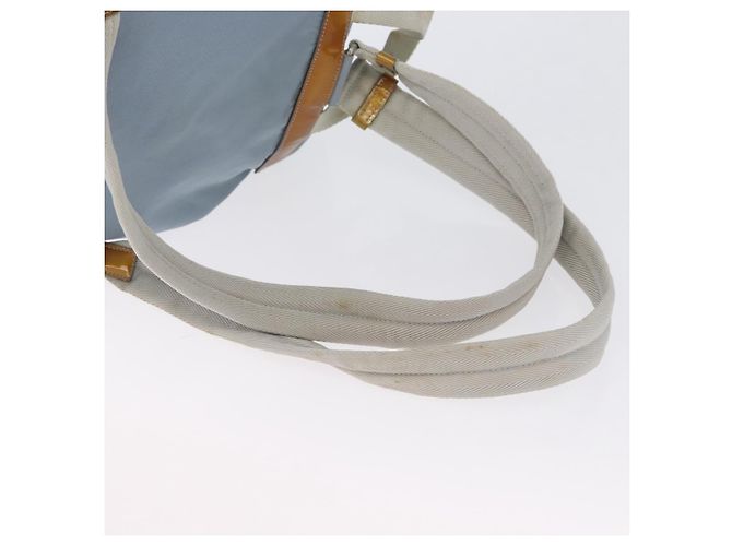 PRADA Backpack Nylon Light Blue Silver Auth 172516 Silvery - view 9