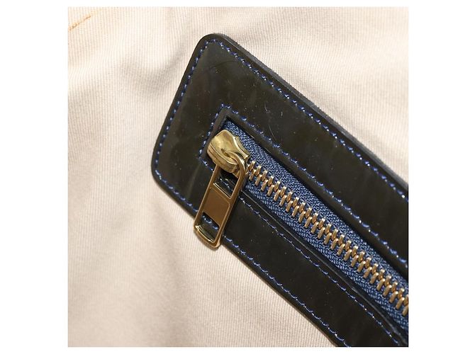 Chloé Borsa a mano Chloe in pelle verniciata khaki oro Auth hk3611 D'oro Cachi - vista 20