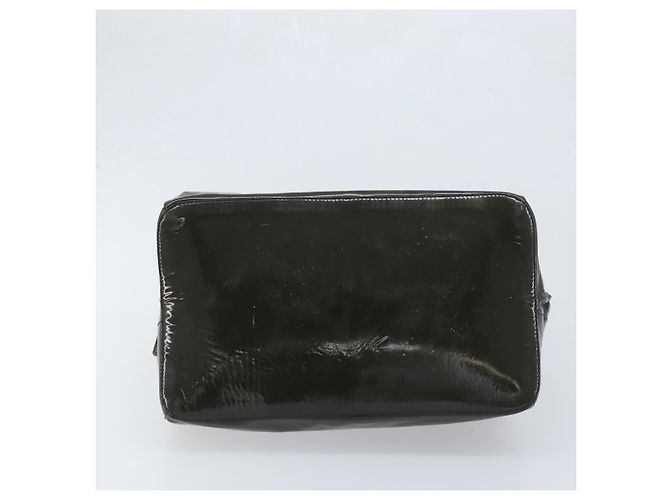 Chloé Borsa a mano Chloe in pelle verniciata khaki oro Auth hk3611 D'oro Cachi - vista 9
