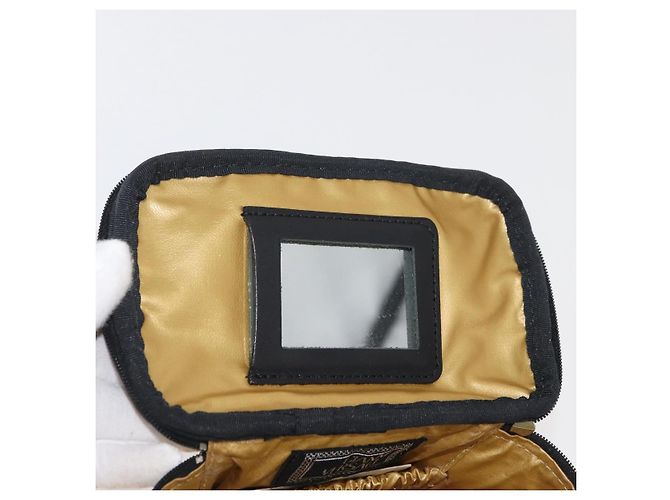 Borsa Vanity Gianni Versace in PVC giallo oro Auth BA11862 D'oro - vista 16
