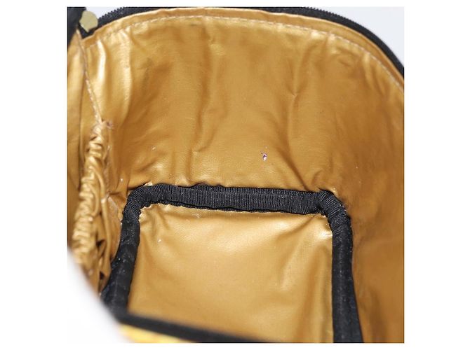 Borsa Vanity Gianni Versace in PVC giallo oro Auth BA11862 D'oro - vista 18