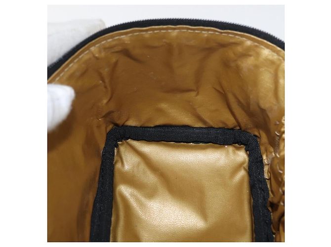 Borsa Vanity Gianni Versace in PVC giallo oro Auth BA11862 D'oro - vista 19