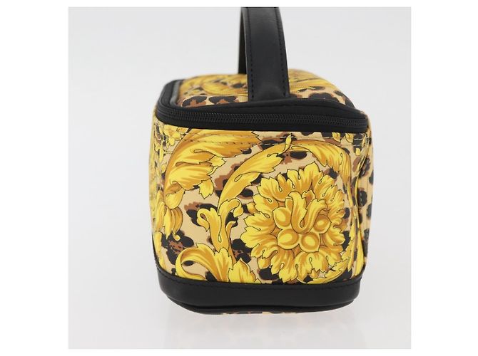 Borsa Vanity Gianni Versace in PVC giallo oro Auth BA11862 D'oro - vista 4