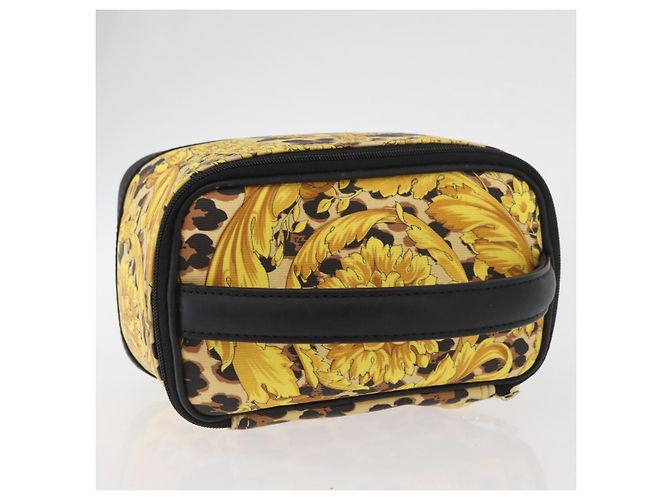 Borsa Vanity Gianni Versace in PVC giallo oro Auth BA11862 D'oro - vista 6