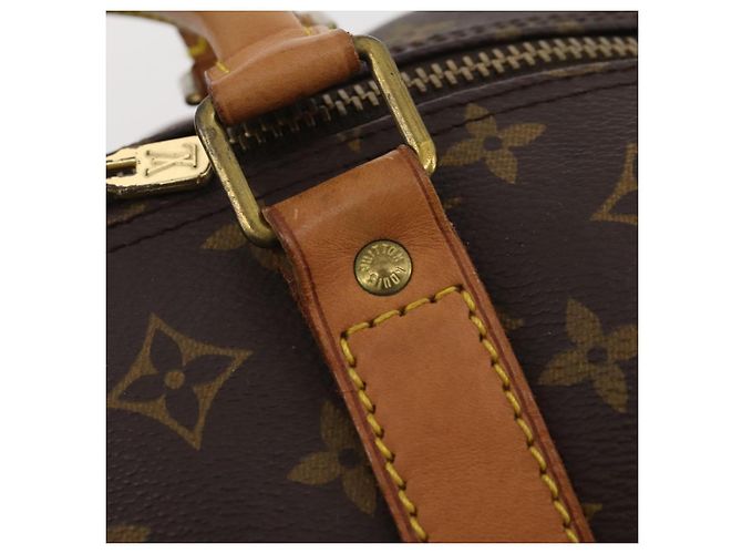 LOUIS VUITTON Borsa Boston Monogram Keepall Bandoulière 60 M41412 LV Auth ep13887 Monogramma - vista 20