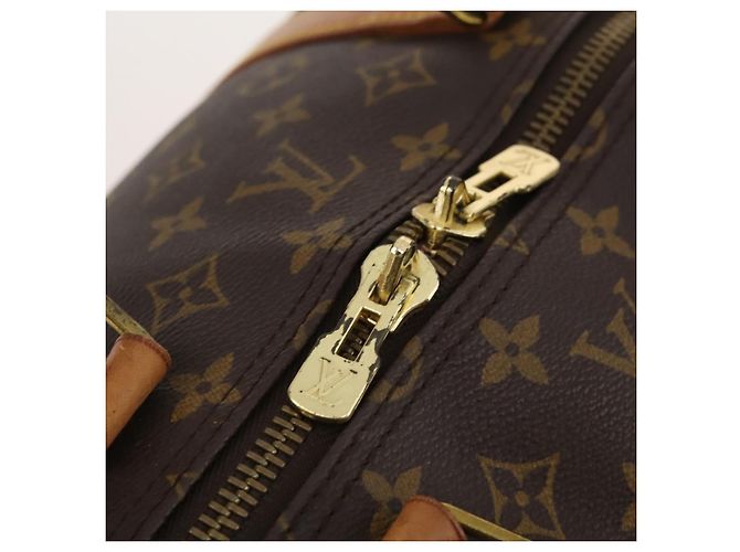 LOUIS VUITTON Borsa Boston Monogram Keepall Bandoulière 60 M41412 LV Auth ep13887 Monogramma - vista 21