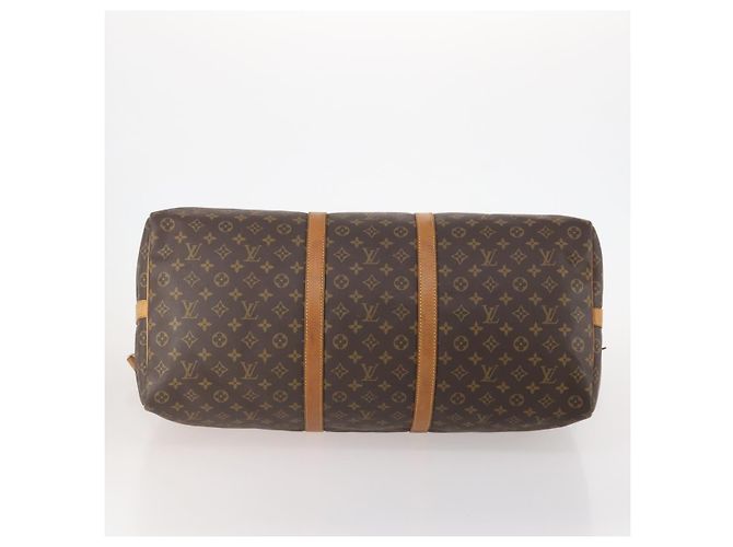 LOUIS VUITTON Borsa Boston Monogram Keepall Bandoulière 60 M41412 LV Auth ep13887 Monogramma - vista 5