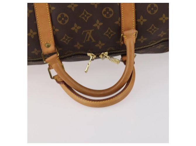 LOUIS VUITTON Borsa Boston Monogram Keepall Bandoulière 60 M41412 LV Auth ep13887 Monogramma - vista 8