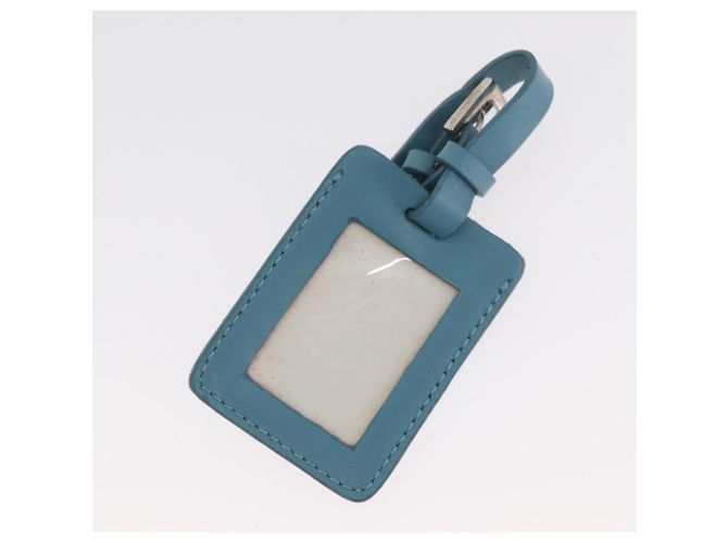 BALLY Borsa a Spalla in Tela Blu Baby Argento Auth am11137A Blu chiaro - vista 27