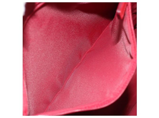 Christian Dior Trotter Canvas Tote Bag Rot Silber Auth ka3572 - Ansicht 20