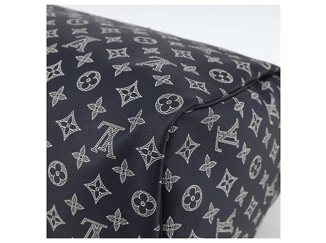 LOUIS VUITTON Borsa Keepall Bandoulière 50 Ink Up Side Down M43684 Auth BA11968SAM Monogramma - vista 18