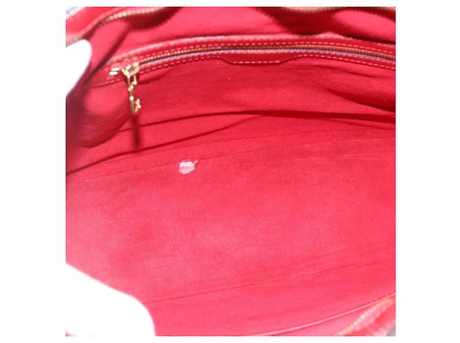 LOUIS VUITTON Borsa a Spalla Epi Lussac Rossa M52287 LV Auth BA11811 Rosso - vista 10
