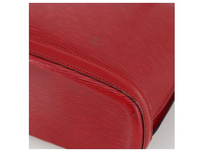 LOUIS VUITTON Borsa a Spalla Epi Lussac Rossa M52287 LV Auth BA11811 Rosso - vista 14