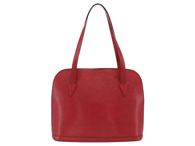 LOUIS VUITTON Borsa a Spalla Epi Lussac Rossa M52287 LV Auth BA11811 Rosso - vista 2