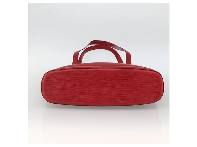LOUIS VUITTON Borsa a Spalla Epi Lussac Rossa M52287 LV Auth BA11811 Rosso - vista 5