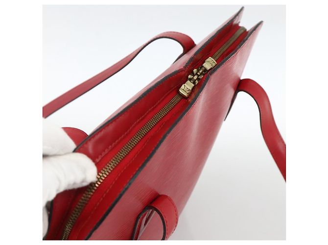 LOUIS VUITTON Borsa a Spalla Epi Lussac Rossa M52287 LV Auth BA11811 Rosso - vista 6