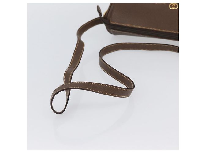 Borsa Sherry Line GG Supreme Web di GUCCI in PVC beige e oro 001 084 4001 Auth ki6580 D'oro - vista 7