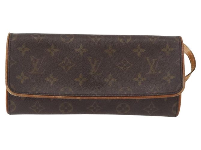 LOUIS VUITTON Monogram Pochette Twin GM Shoulder Bag M51852 LV Auth ka3602 - view 13