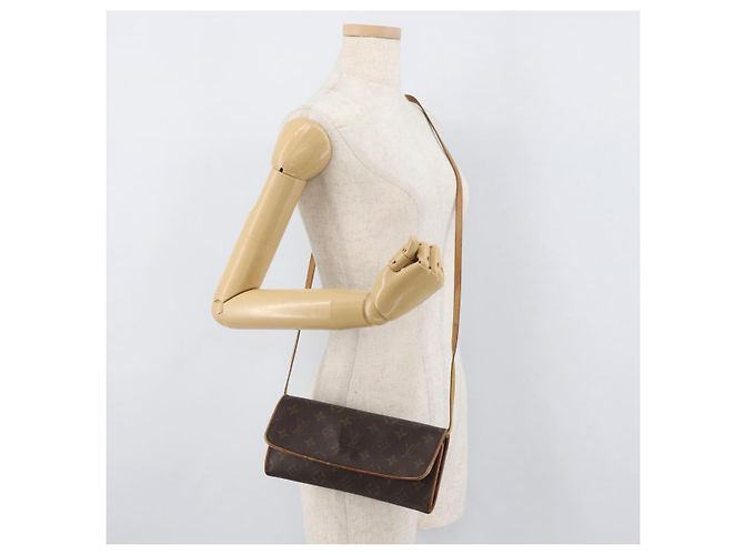 LOUIS VUITTON Monogram Pochette Twin GM Shoulder Bag M51852 LV Auth ka3602 - view 21