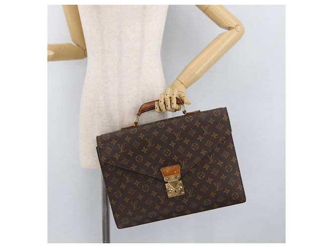 LOUIS VUITTON Pasta Executiva Monogram M53331 LV Auth YKZ118 Monograma - vista 26