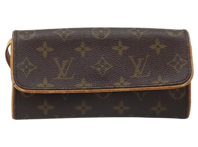 LOUIS VUITTON Monogram Pochette Twin PM Bolsa de Hombro M51854 LV Auth ka3535 Monograma - vista 13