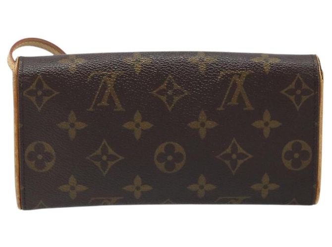 LOUIS VUITTON Monogram Pochette Twin PM Bolsa de Hombro M51854 LV Auth ka3535 Monograma - vista 2