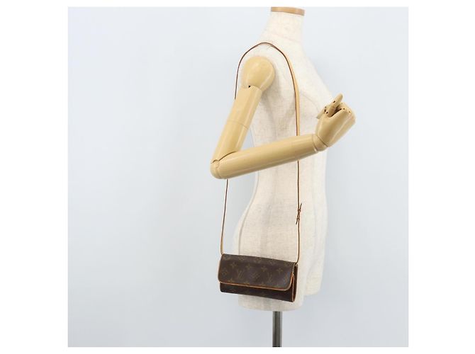 LOUIS VUITTON Monogram Pochette Twin PM Bolsa de Hombro M51854 LV Auth ka3535 Monograma - vista 20