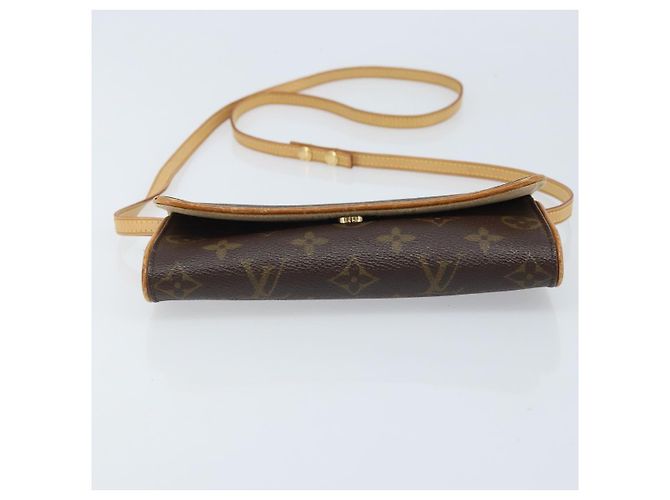 LOUIS VUITTON Monogram Pochette Twin PM Bolsa de Hombro M51854 LV Auth ka3535 Monograma - vista 5