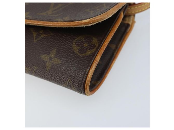 LOUIS VUITTON Monogram Pochette Twin PM Bolsa de Hombro M51854 LV Auth ka3535 Monograma - vista 9
