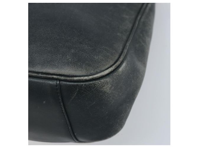 Borsa a Spalla in Pelle Gucci Bamboo 2way Nera Oro 001 3444 1038 Auth 174578 Nero D'oro - vista 12
