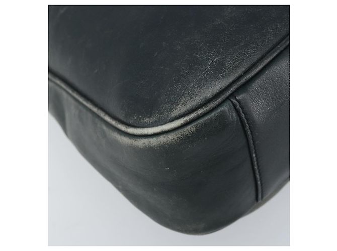 Borsa a Spalla in Pelle Gucci Bamboo 2way Nera Oro 001 3444 1038 Auth 174578 Nero D'oro - vista 13