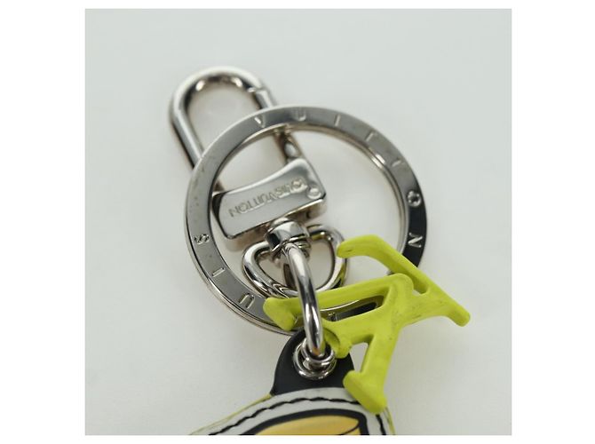 LOUIS VUITTON Monogram Portachiavi LV Scarecrow Charm Giallo MP2922 Auth BAZ470M Monogramma - vista 5
