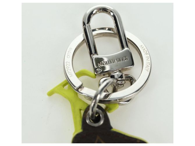 LOUIS VUITTON Monogram Portachiavi LV Scarecrow Charm Giallo MP2922 Auth BAZ470M Monogramma - vista 9