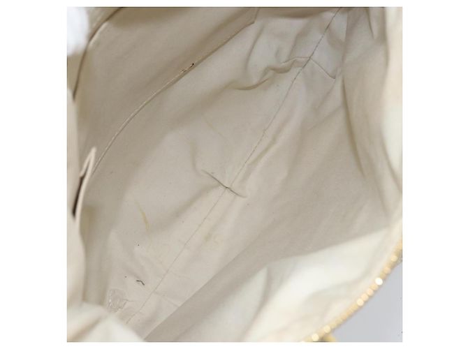 LOUIS VUITTON Mini Lin Croisette Marina PM Borsa Rosa Bianca M95495 LV Auth ARZ743V Bianco - vista 10