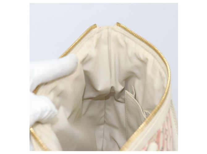 LOUIS VUITTON Mini Lin Croisette Marina PM Borsa Rosa Bianca M95495 LV Auth ARZ743V Bianco - vista 22