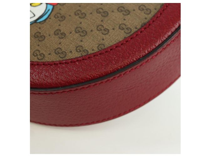 Borsa PVC Beige GUCCI Micro GG Supreme Doraemon x Fujiko-Pro 625216 Auth BAZ631SM D'oro - vista 11