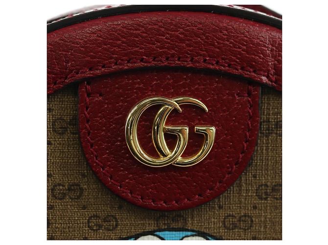 Borsa PVC Beige GUCCI Micro GG Supreme Doraemon x Fujiko-Pro 625216 Auth BAZ631SM D'oro - vista 15