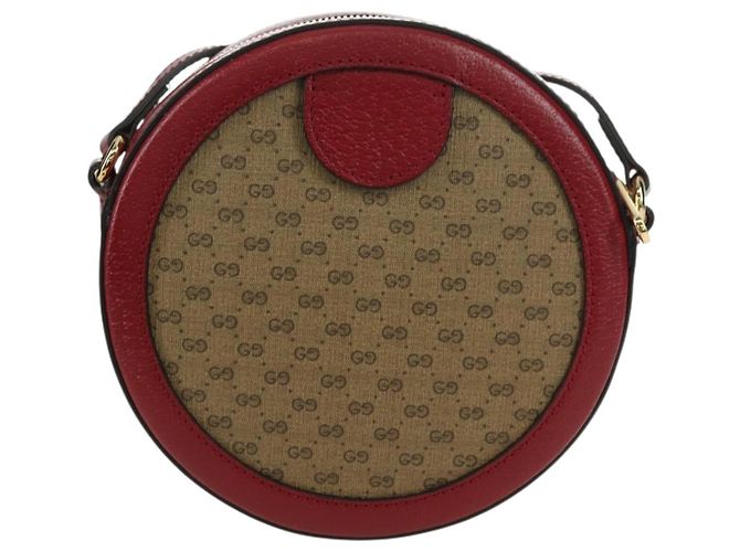 Borsa PVC Beige GUCCI Micro GG Supreme Doraemon x Fujiko-Pro 625216 Auth BAZ631SM D'oro - vista 3