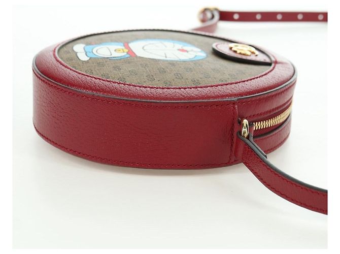 Borsa PVC Beige GUCCI Micro GG Supreme Doraemon x Fujiko-Pro 625216 Auth BAZ631SM D'oro - vista 5