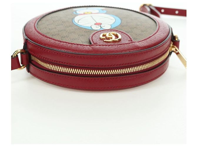 Borsa PVC Beige GUCCI Micro GG Supreme Doraemon x Fujiko-Pro 625216 Auth BAZ631SM D'oro - vista 6