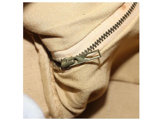 Céline Borsa a mano Celine C Sulky in tela blu navy e oro Auth 174475 D'oro - vista 19